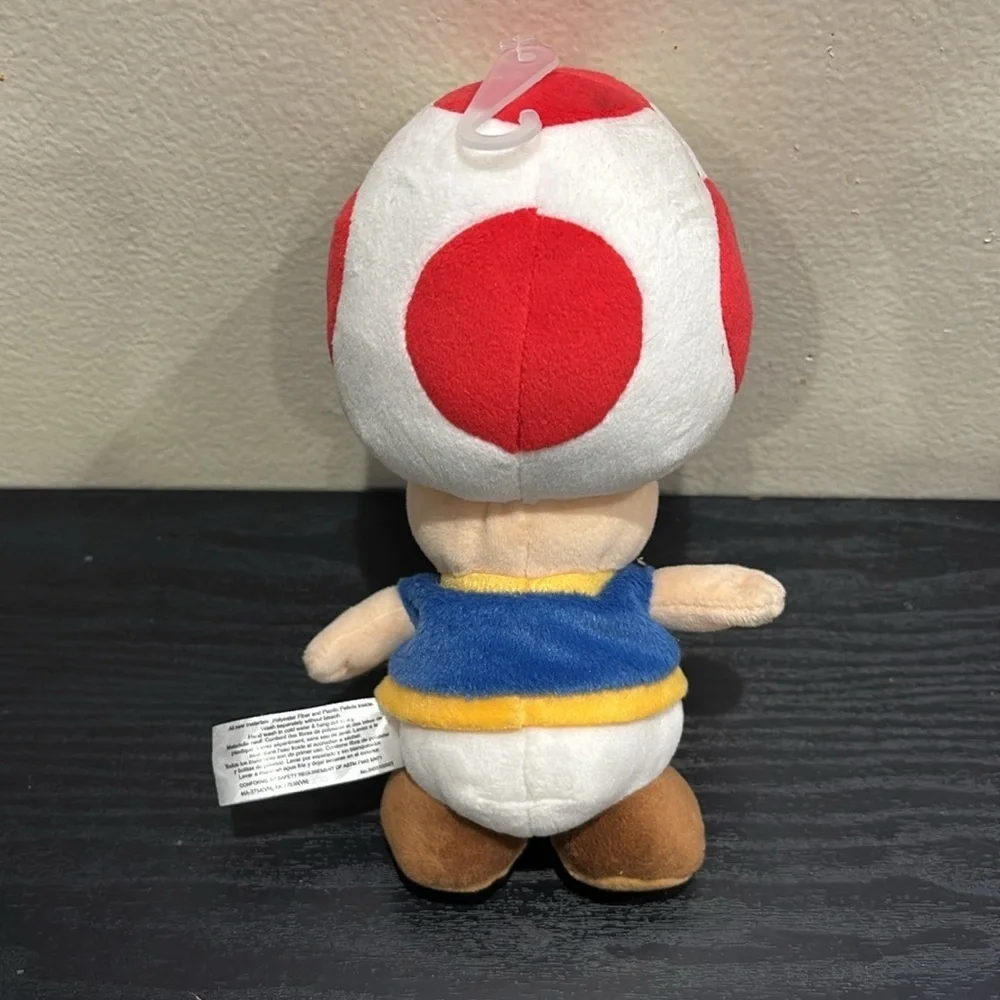 Super Mario Mushroom Plush with Red and White Cap